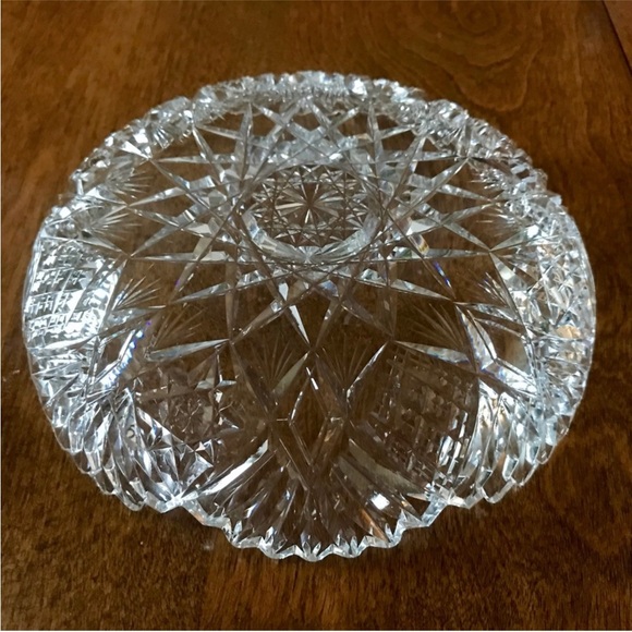 American Brilliant Cut Glass Dish - Picture 3 of 5